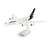 Herpa 612319-Airbus A380, biplano de Lufthansa, Alas, aeromodelismo con Soporte, construcción de maquetas, Modelos en Miniatura, Objeto de colección, plástico, Ajuste a presión-Escala 1:250 (612319)