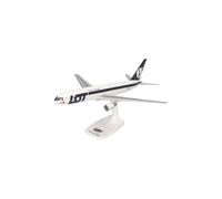 Herpa Miniatura del avión Lot Polish Airlines Boeing 767-300 - Snap-Fit, Escala 1/200, Modelo prefabricado, maqueta de colección, modelismo, avión con Soporte, Figura plástico