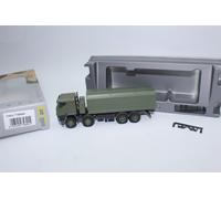 Herpa Modelo de camión Iveco Trakker 8x8 Plataforma protegida, Escala 1:87, para Diorama, modelismo, Pieza de coleccionista, decoración, Made in Germany, plástico