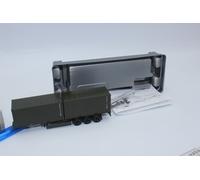 Herpa 747240 Contenedor Remolque 3 Ejes 2 X 20ft. Bundeswehr 1:87 H0 NUEVO OVP