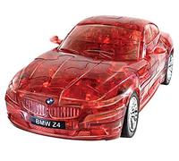 herpa- BMW Puzzle Fun 3D 80657081-BMW Z4, Rojo Transparente (80657081)