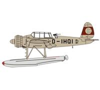 Herpa 81AC080S - 1/72 Modelos Oxford: Arado AR196 D-IHQI Prototipo 1938 - Nuevo