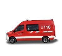 Herpa 949231 - 1/87 Mercedes-Benz Sprinter ´18 Halbbus Regio Bomberos Lenzburg