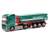 Herpa 949637 - 1/87 Volvo Fh Gl. 20 Rundmulden - Semirremolque" Nbtk Ulbrich"