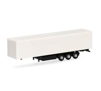 Herpa Accesorio Servicio de Piezas, Escala N, semirremolque lonado 3 Ejes, 2 Piezas a Escala 1:160, Modelo en Miniatura, plástico