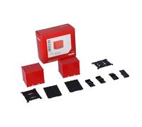 herpa Accesorios, contenedor, Rojo, 2 Piezas, Escala 1:87, modelismo, Pieza de coleccionista, plástico