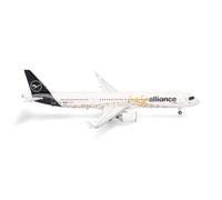 Herpa Aeroplano in Miniatura Lufthansa Airbus A321neo Help Alliance Scala 1:200, Modello finito, Modello da Collezione, modellismo, Aeroplano con supporto, Figura plastica