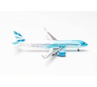 herpa Airbus A320neo British Airways- BA Better World Escala 1:200 - Modelo de avión para coleccionistas, decoración en Miniatura, avión sin Base de plástico