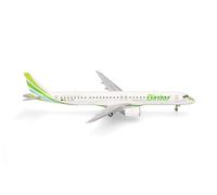 herpa avión en Miniatura Binter Canarias Embraer E195-E2, Escala 1:200, artículo de colección, Modelo sin Base, plástico