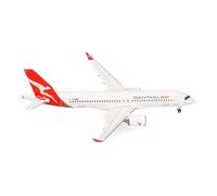 herpa avión en Miniatura QantasLink Airbus A220-300, a Escala 1:200, artículo de colección, Modelo sin Base, Metal