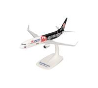 herpa avión en Miniatura Snap-Fit Sun Express Boeing 737-800 "Eintracht Frankfurt - SGE Express - Adler im Anflug - TC-SPM, Escala 1:200, artículo de colección, Modelo con Base, plástico
