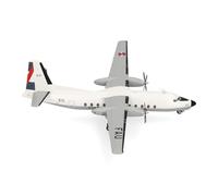herpa Avión Fuerza Aérea Uruguaya Fairchild FH-227D (LCD), Escala 1:200, Pieza de colección, Modelo sin Soporte, Metal
