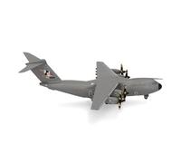 herpa avión Modelo Fuerza Aérea Española Airbus A400M Atlas (T.23) - ala 31, Zaragoza - 50 Aniversario, Miniatura a Escala 1:500, Pieza de coleccionista, sin Base, Metal