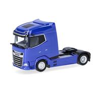 herpa Camión DAF XG 2 Ejes, ultramarino, Miniatura en Escala 1:87, Pieza de colección, plástico