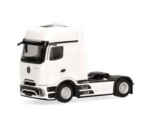 Herpa Camión en Miniatura Cabeza tractora Mercedes-Benz Actros L ProCabin Gigaspace, Blanco, Miniatura a Escala 1:87, Pieza de colección, Fabricado en Alemania, Plástico