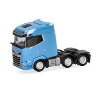 Herpa camión en Miniatura DAF XG Cabeza tractora 3 Ejes (6x2), Azul Claro, Miniatura a Escala 1:87, Pieza de colección, Fabricado en Alemania, plástico