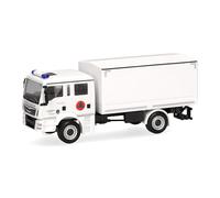 Herpa Camión en Miniatura Man TGM MzKW Protección Civil región de Aquisgrán, Miniatura a Escala 1:87, Pieza de colección, Made in Germany, plástico