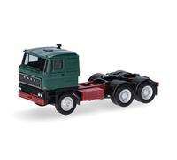 herpa camión en Miniatura RABA tractora 3 Ejes (6x4), Verde Musgo, Miniatura a Escala 1:87, artículo de colección, Made in Germany, plástico