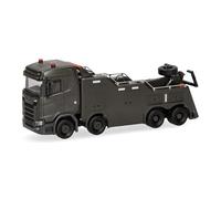 herpa camión en Miniatura Scania CS 20 ND Empl Bison vehículo de Rescate Ejército de Luxemburgo (Luxemburgo), Miniatura a Escala 1:87, artículo de colección, Made in Germany, plástico