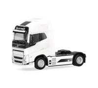 herpa Camión en Miniatura Volvo FH GL XL 2020 Electric Cabeza tractora, Blanco, Miniatura a Escala 1:87, Pieza de colección, Fabricado en Alemania, Plástico