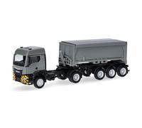 Herpa 318341 - 1/87 Man Tgs Tm (Construcción Y Ruedas) Abraumcontainer-Sz,Gris /