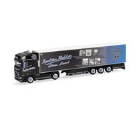 herpa Camión Scania CS 20 HD semirremolque frigorífico Spedition Raddatz (Baja Sajonia/Jork), Escala 1:87, Pieza de colección, plástico