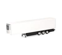 Herpa Camión semirremolque frigorífico Schmitz E-Trailer, 3 Ejes, Miniatura Escala 1:87, Pieza de colección, plástico, Color: Blanco