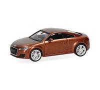 Herpa Coche en Miniatura Audi TT Coupé, Ipanema Metalizado, Miniatura a Escala 1:87, Pieza de colección, Fabricado en Alemania, Modelo de plástico