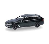 herpa Coche en Miniatura BMW Serie 5 Touring (G31), Verde Oxford II, Miniatura a Escala 1:87, artículo de colección, Made in Germany, Modelo de plástico