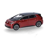 herpa Coche en Miniatura VW ID.3, Kings Red metálico (Techo Negro), Escala 1:87, Pieza de colección, Modelo de plástico