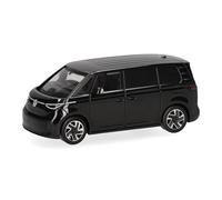 herpa Coche en Miniatura VW ID. Buzz, Negro, Miniatura a Escala 1:87, artículo de colección, Made in Germany, Modelo de plástico