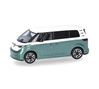 Herpa Coche Modelo VW ID. Buzz de Dos Tonos, Miniatura a Escala 1:87, Pieza de colección, Modelo de plástico