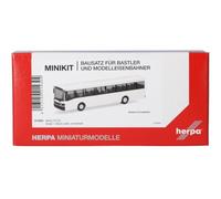 Herpa Kit de Modelo MiniKit autobús Setra 215 SL, Blanco (1 Unidad), Escala 1:87, maqueta de colleción, modelismo, Modelo aleman, Figura plástico