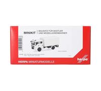 Herpa Kit de Modelo MiniKit Man TGM MzKW, Escala 1/87, maqueta de colección, modelismo, Modelo alemán, Figura plástico, Blanco