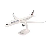 Herpa Miniatura del avión Air France Airbus A350-900 - 2021 Livery - F-HTYM Fort-de-France”, Escala 1/200 - Snap-Fit, maqueta de colección, modelismo, avión con Soporte, Figura plástico