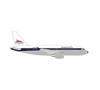 herpa Miniatura del avión American Airlines Airbus A319, Allegheny Heritage Livery - N745VJ, Escala 1/200, Modelo prefabricado, maqueta de colleción, modelismo, Avion sin Soporte, Figura plástico