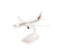 Herpa Miniatura del avión Bulgaria Air Airbus A220-300, Escala 1/200 - Snap-Fit, maqueta de colección, modelismo, avión con Soporte, Figura plástico