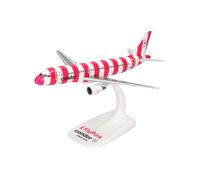 Herpa Miniatura del avión Condor Airbus A320 FlyPink Plane - Snap-Fit, Escala 1/200, Modelo prefabricado, maqueta de colección, modelismo, avión con Soporte, Figura plástico