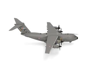 Herpa Miniatura del avión French Air Force - Escadron de Transport 1/61 Touraine - BA 123, Orléans-Bricy 10 Years of A400M, Escala 1/200, modelismo, avión con Soporte, Figura Metal
