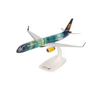 Herpa Miniatura del avión Icelandair Boeing 757-200 - TF-FIU - Snap-Fit, Escala 1/200, Modelo prefabricado, maqueta de colleción, modelismo, Avion con Soporte, Figura plástico