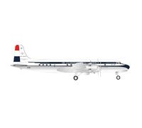 Herpa Miniatura del avión KLM Douglas DC-6B - PH-DFH Jan Van Riebeek, Escala 1/500, Modelo prefabricado, maqueta de colleción, modelismo, Avion sin Soporte, Figura Metal