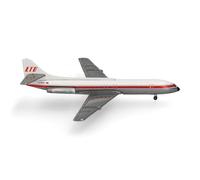 Herpa Miniatura del avión LTU Sud Aviation Caravelle, Escala 1/500, Modelo prefabricado, maqueta de colleción, modelismo, Avion sin Soporte, Figura Metal