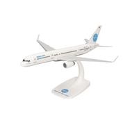Herpa Miniatura del avión Pan Am Boeing 757-200 "Tracing The Transatlantic - Snap-Fit, Escala 1/200, Modelo prefabricado, maqueta de colleción, modelismo, Avion con Soporte, Figura plástico