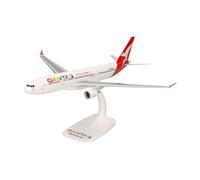 Herpa Miniatura del avión Qantas Airbus A330-200 Pride is in The Air, Escala 1/500, Modelo prefabricado, maqueta de colleción, modelismo, Avion sin Soporte, Figura Metal
