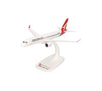 herpa Snap-Fit avión QantasLink Airbus A220-300, Miniatura a Escala 1:200, Pieza de colección, Soporte, plástico Modelo de vehículo, (614337)