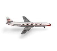 Herpa Miniatura del avión Tap Air Portugal Sud Aviation Caravelle, Escala 1/500, maqueta de colección, modelismo, avión sin Soporte, Figura Metal
