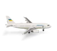 Herpa Miniatura del avión Ukraine Government Airbus A319 ACJ, Escala 1/500, maqueta de colección, modelismo, avión sin Soporte, Figura Metal