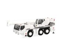 Herpa Miniatura del camión Liebherr grúa móvil LTM 1045 "Liebherr, Escala 1/87, maqueta de colección, modelismo, Modelo alemán, Figura plástico, Blanco