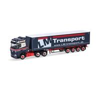 Herpa Miniatura del camión Mercedes-Benz Actros Bigspace tractora semirremolque de Lonas, Escala 1/87, maqueta de colleción, modelismo, Modelo aleman, Figura plástico
