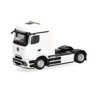Herpa Miniatura del camión Mercedes-Benz Actros L ProCabin Bigspace Tractor 2 Ejes, Escala 1/87, maqueta de colección, modelismo, Modelo alemán, Figura plástico, Blanco